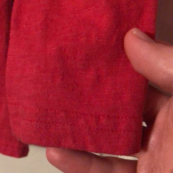 Georgia Bulldogs Bulldogs Forever Pinkish Red Could Shoulder Tee Girls Medium 10 - Picture 12 of 12